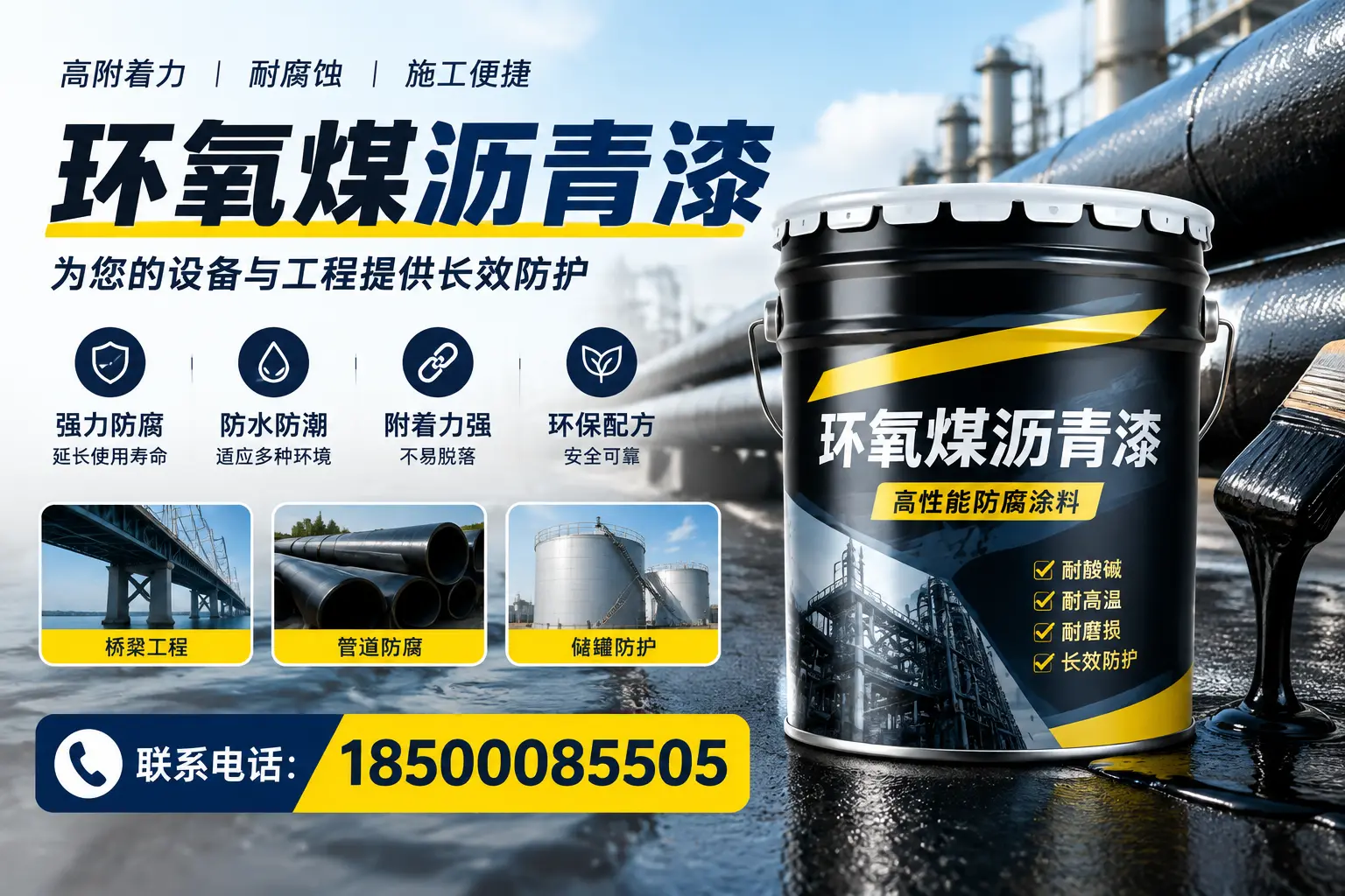 环氧煤沥青漆与其他涂料的对比分析，助力孝感企业决策